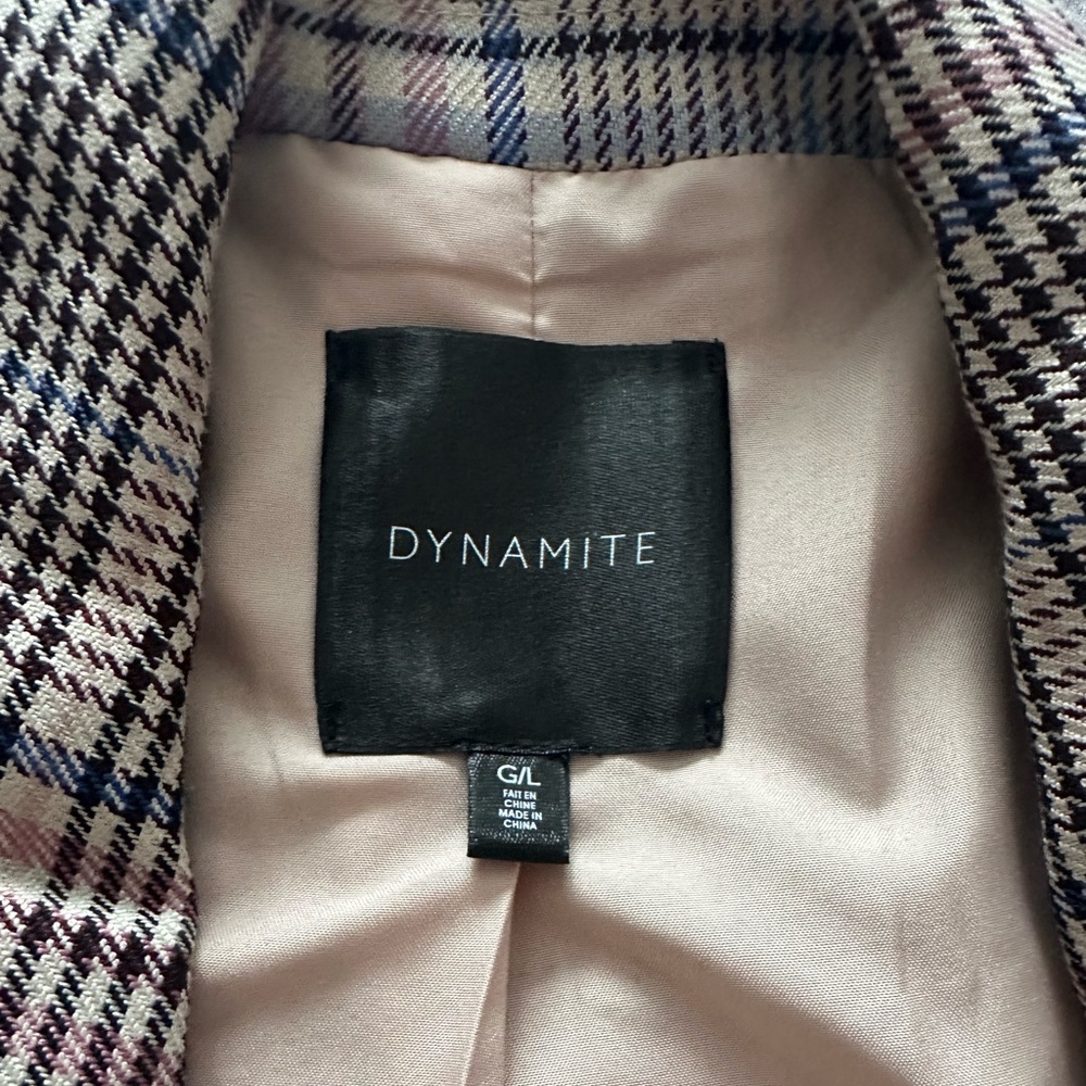 Dynamite Plaid Blazer - Picture 4 of 4